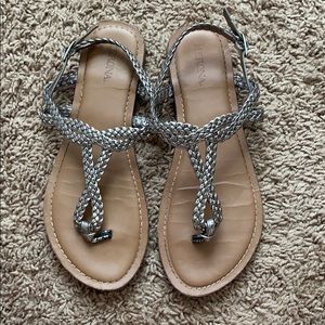 Merona Silver Sandals